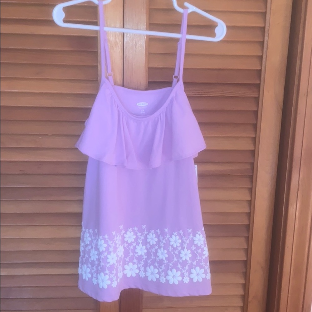 Set of girls ruffle tanks